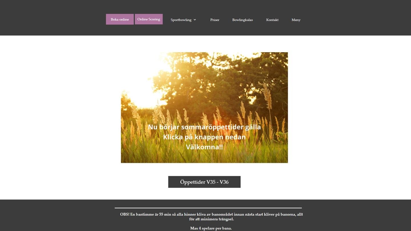 Åkeshovs Bowlingcenter - Bowlinghall interiör