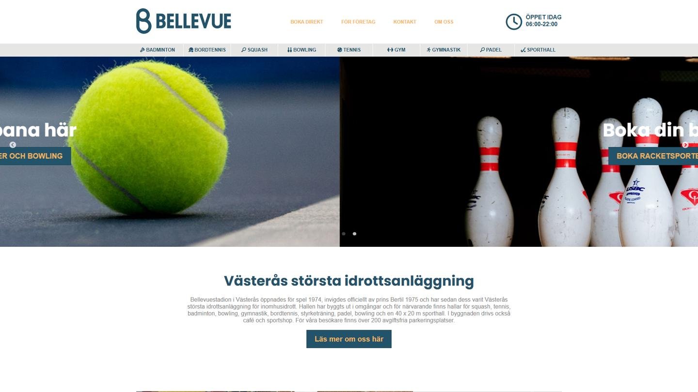 Bellevuestadions Bowling - Bowlinghall interiör