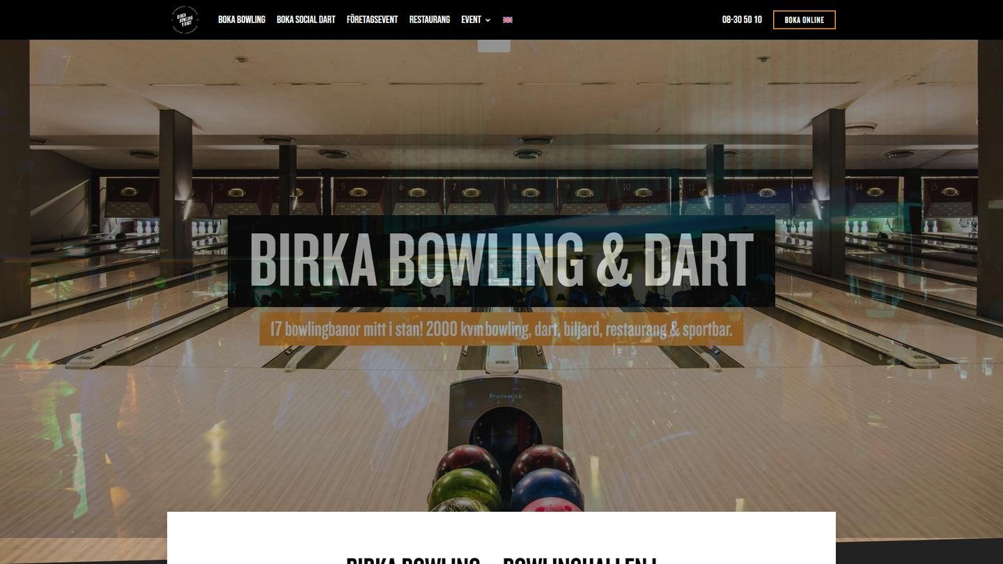 Birka Bowlinghall - Bowlinghall interiör
