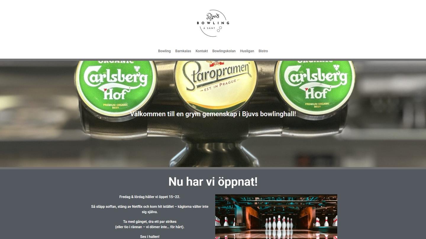 Bjuvs Bowlinghall - Bowlinghall interiör