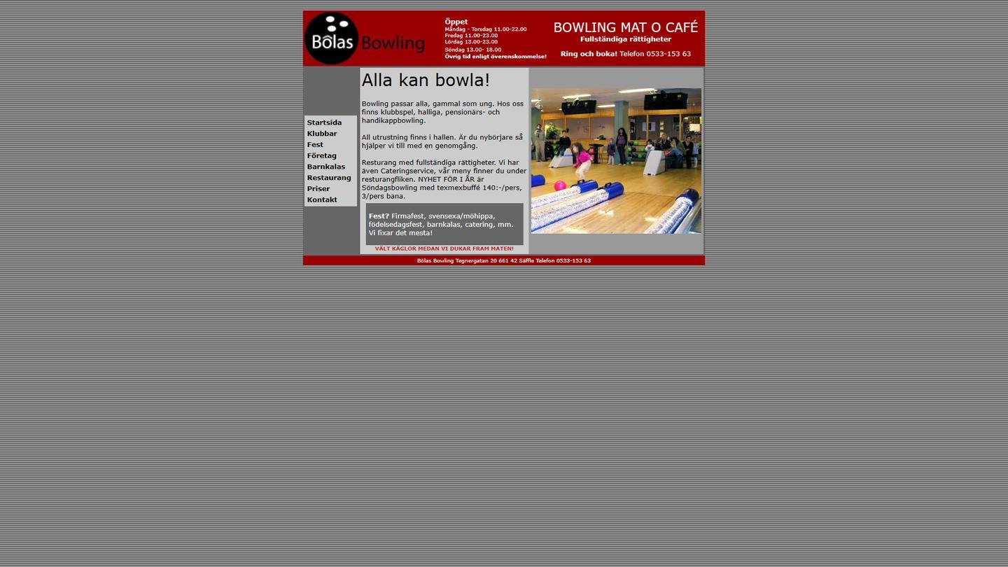 Bölas Bowling - Bowlinghall interiör