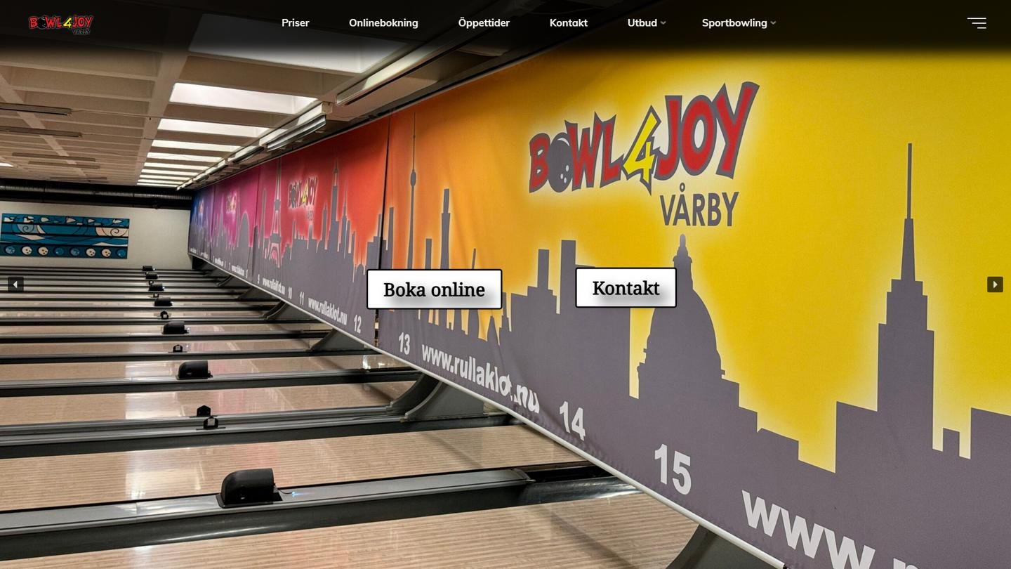 Bowl4Joy Vårby - Bowlinghall interiör
