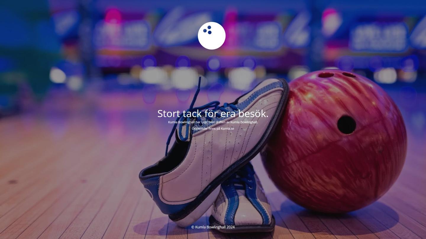 Bowlinghallen Kumla - Bowlinghall interiör