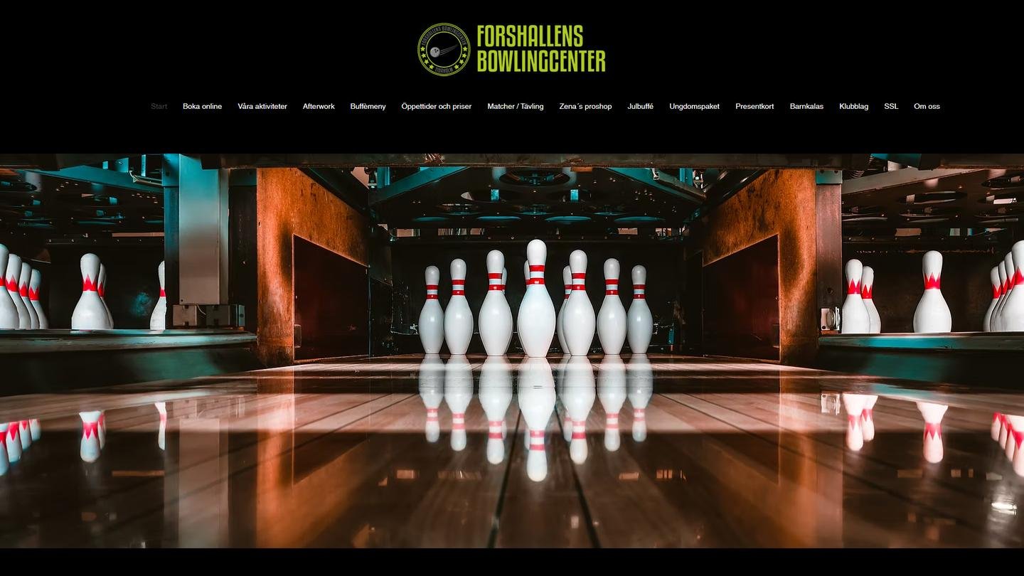 Forshallens Bowlingcenter - Bowlinghall interiör