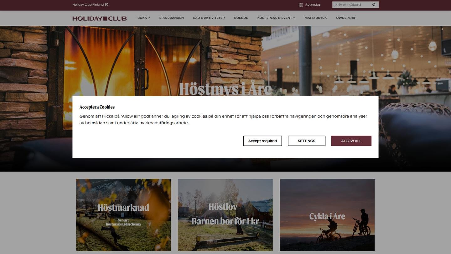 Holiday Club Sweden AB - Bowlinghall interiör