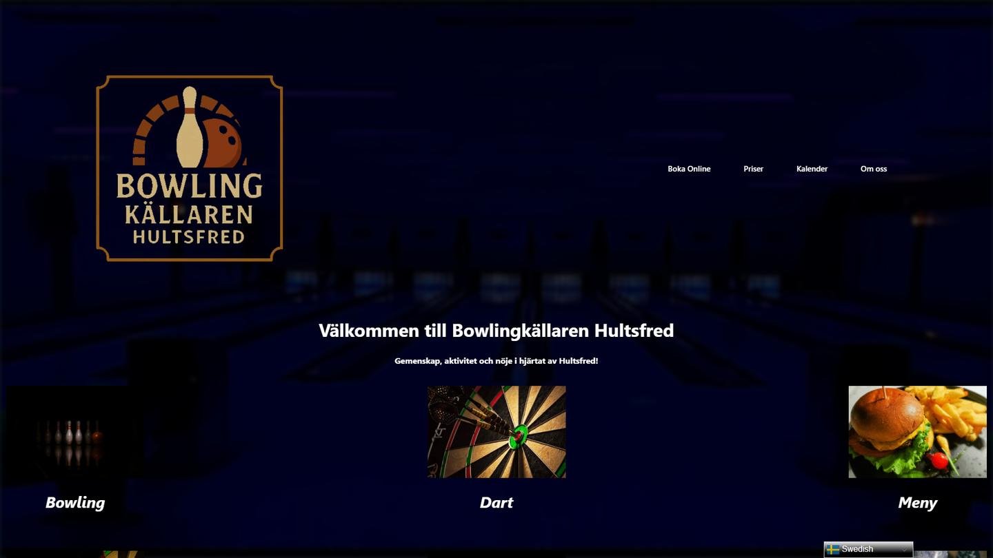 Hultsfreds Bowlinghall - Bowlinghall interiör