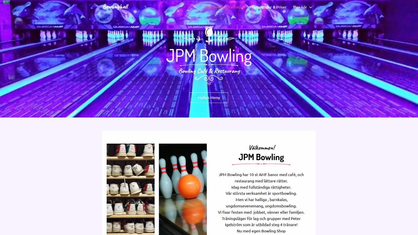 JPM Bowling - Bowlinghall interiör