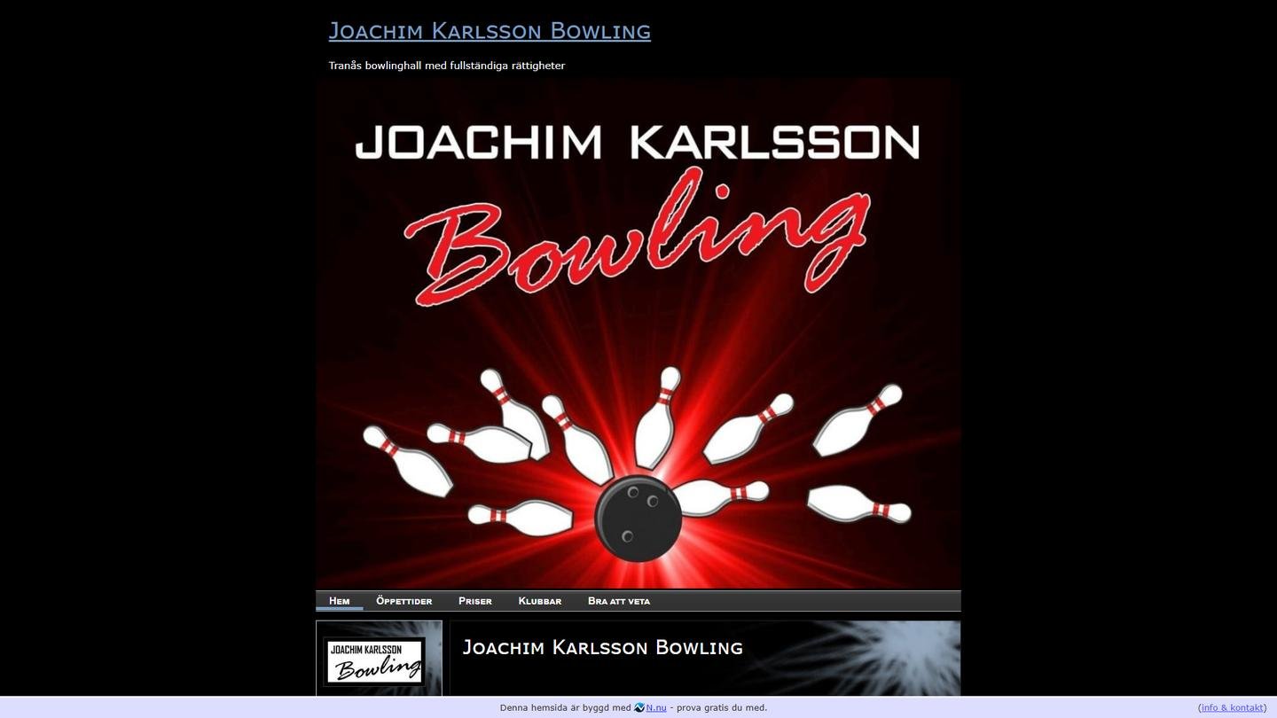 Joachim Karlsson Bowling - Bowlinghall interiör