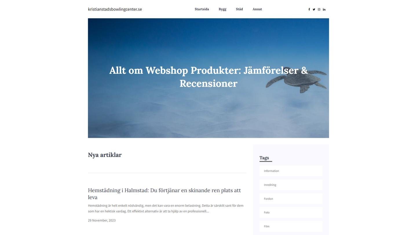 Kristianstad Bowlingcenter - Bowlinghall interiör