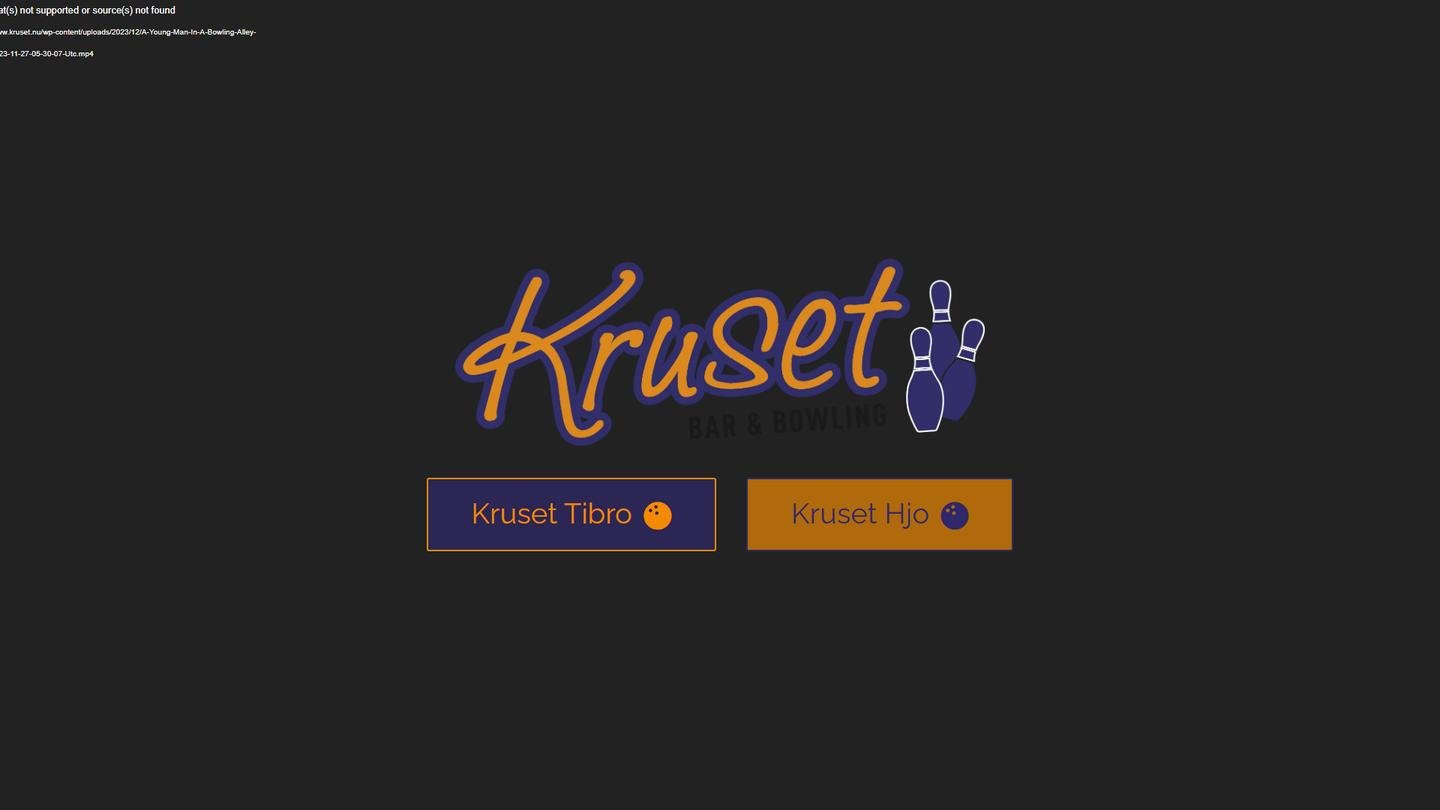 Kruset Bar & Bowling i Tibro - Bowlinghall interiör
