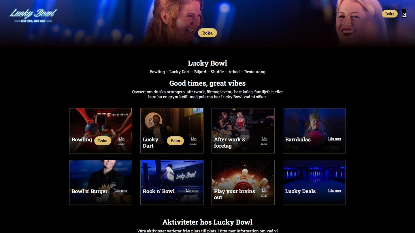 Lucky Bowl - Bowlinghall interiör