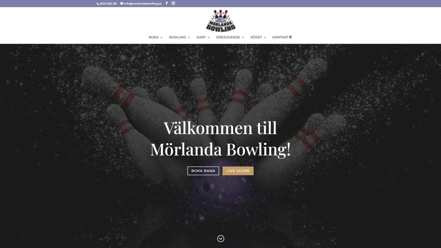 Mörlanda Bowling Café - Bowlinghall interiör