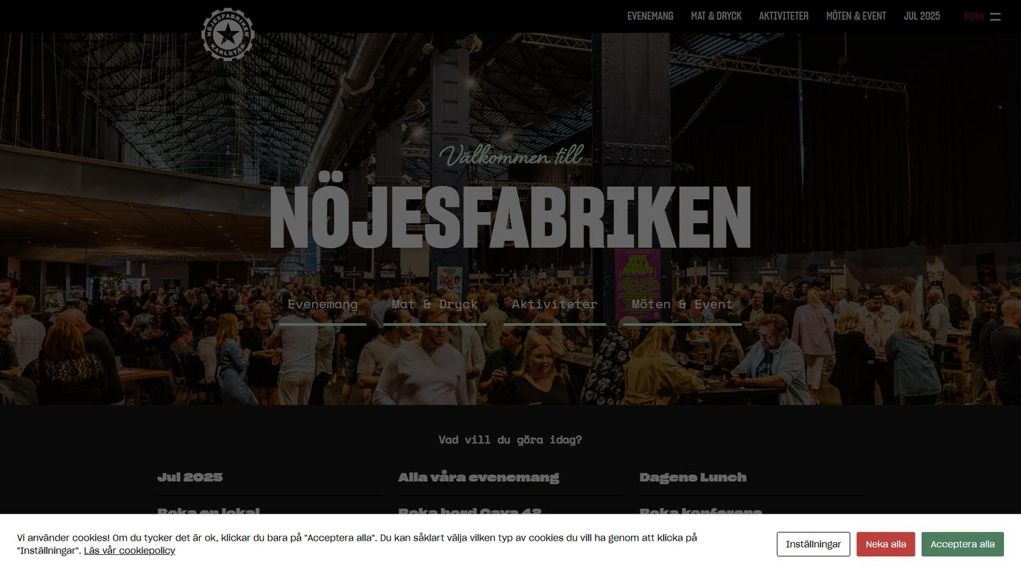 Nöjesfabriken - Bowlinghall interiör