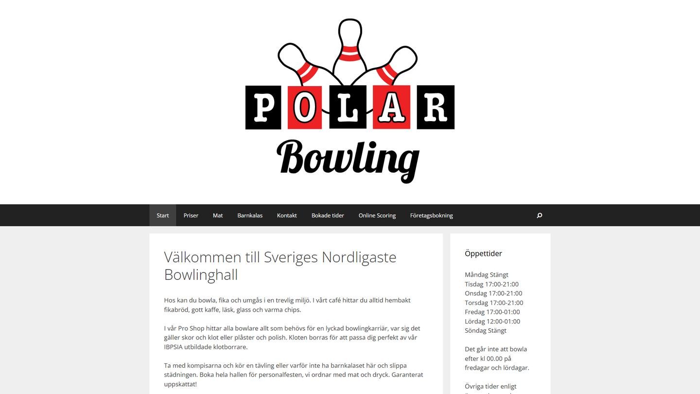 Polarbowling AB - Bowlinghall interiör