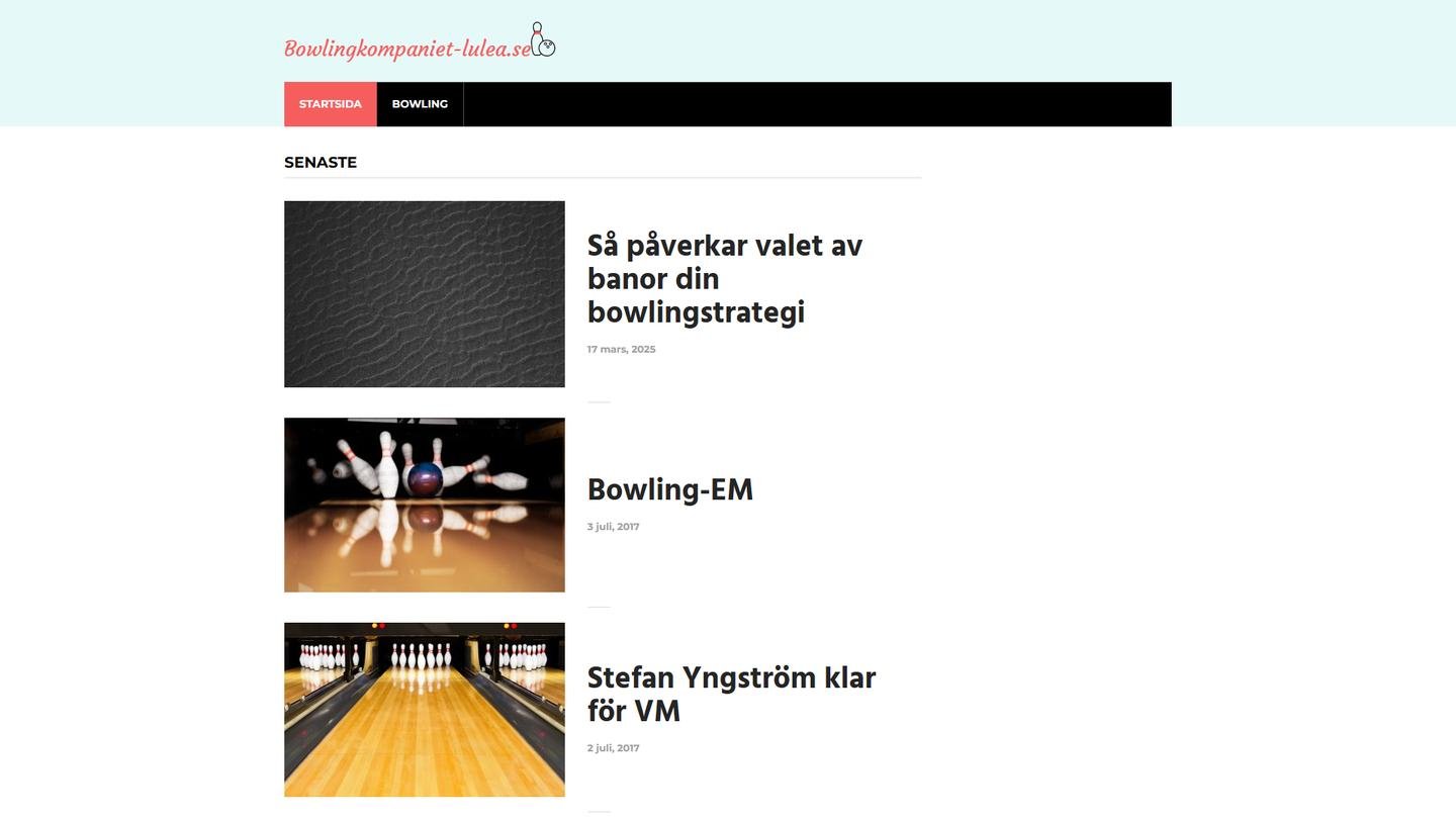 Pontus Bowling - Bowlinghall interiör