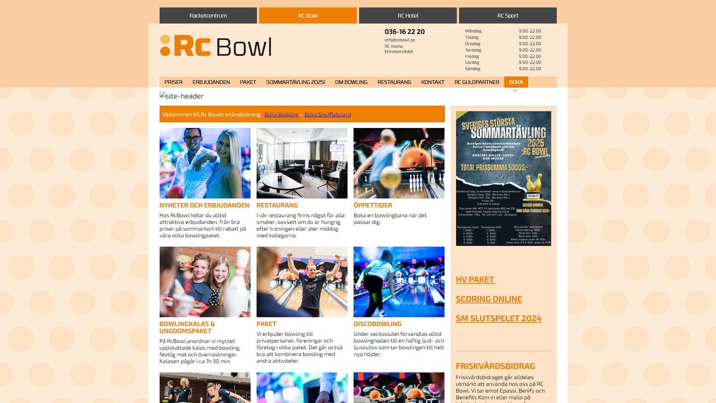 Rc Bowl - Bowlinghall interiör