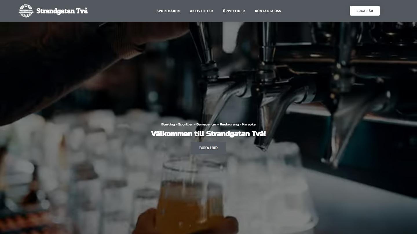 Strandgatan två - Bowlinghall interiör