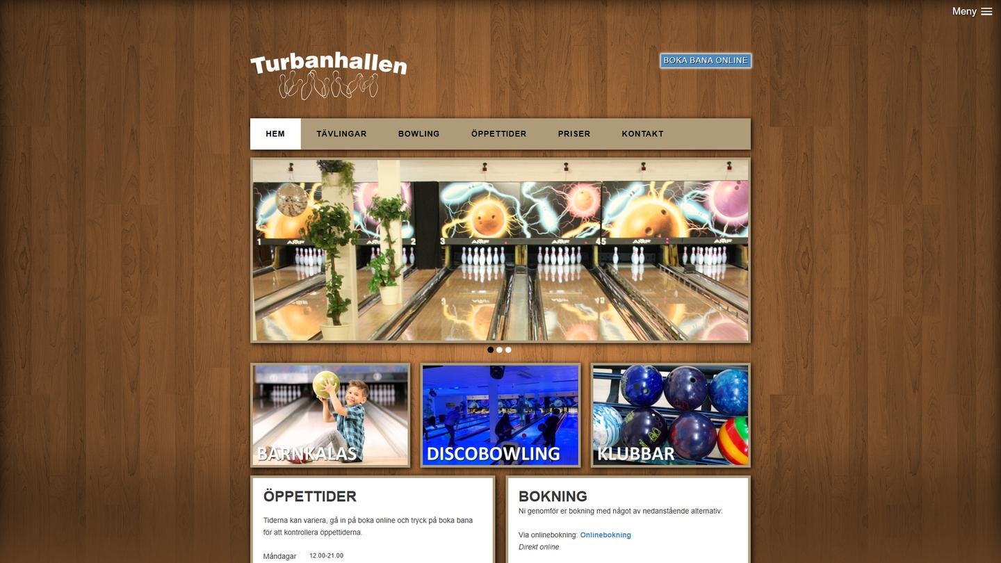 Turbanhallen - Bowlinghall interiör