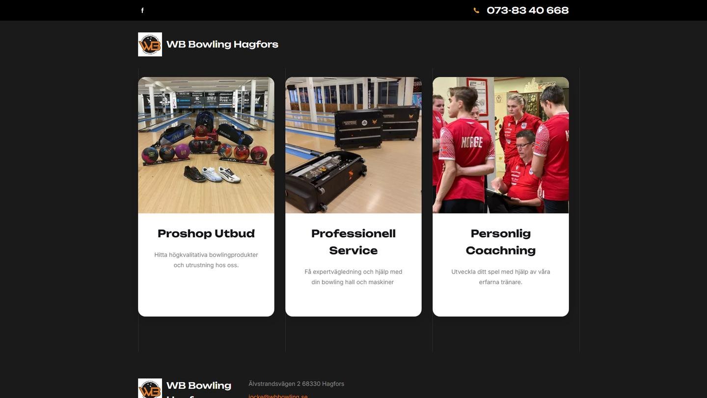 WB Bowling - Bowlinghall interiör