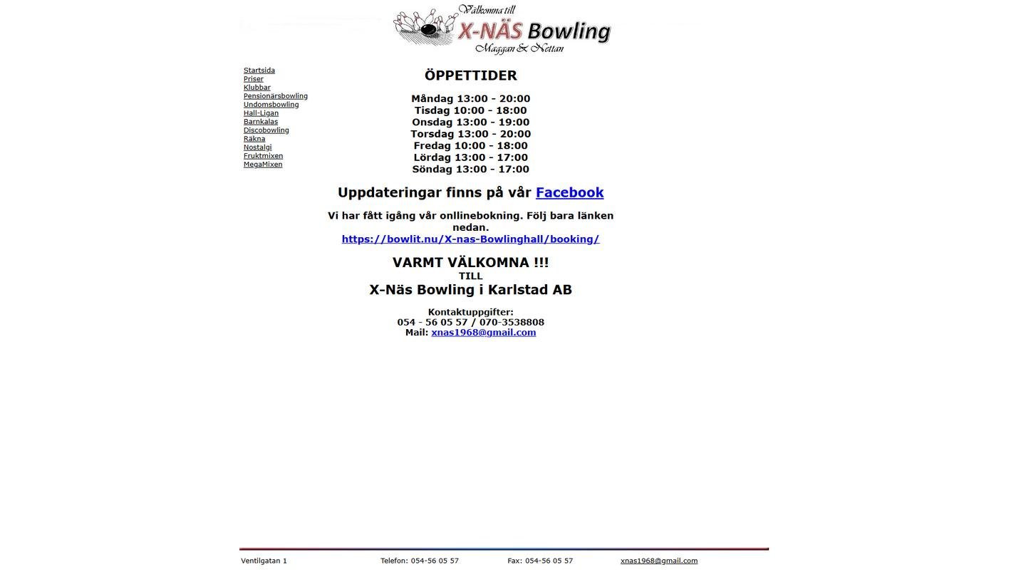 X-näshallen - Bowlinghall interiör